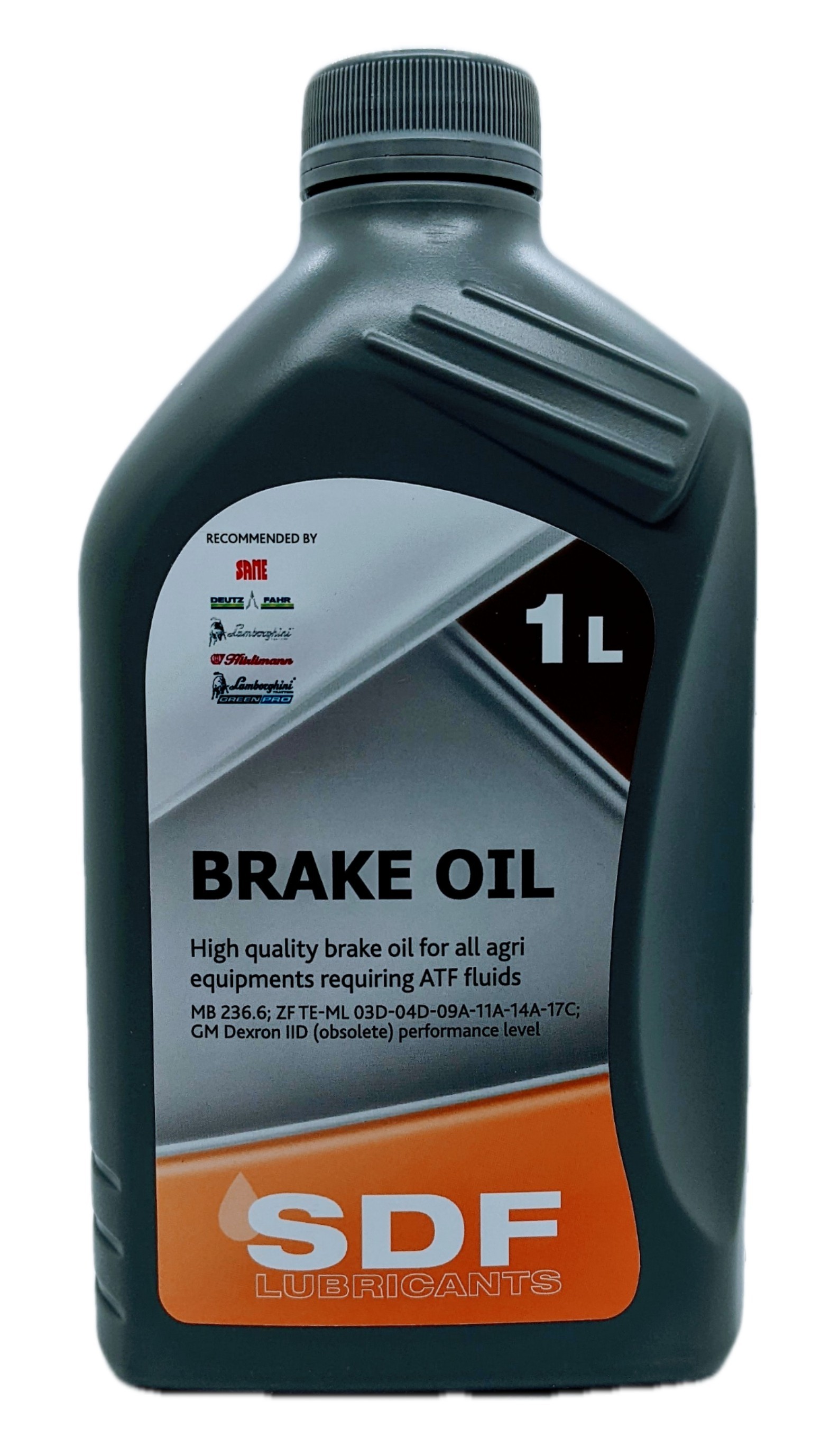 Olio freni brake oil SDF 1lt per trattori SAME-LAMBORGHINI-HURLIMANN-DEUTZ  FAHR